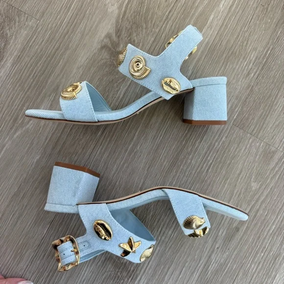 Larroudé Madison block in Maya denim - Picture 7 of 8